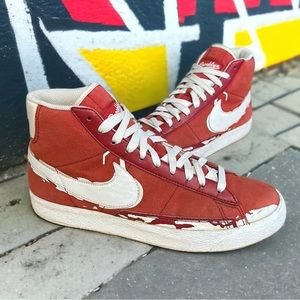 Nike Blazer High Brooklyn Jackie Robinson Pack Red #316664-612 Men’s Size 9.5